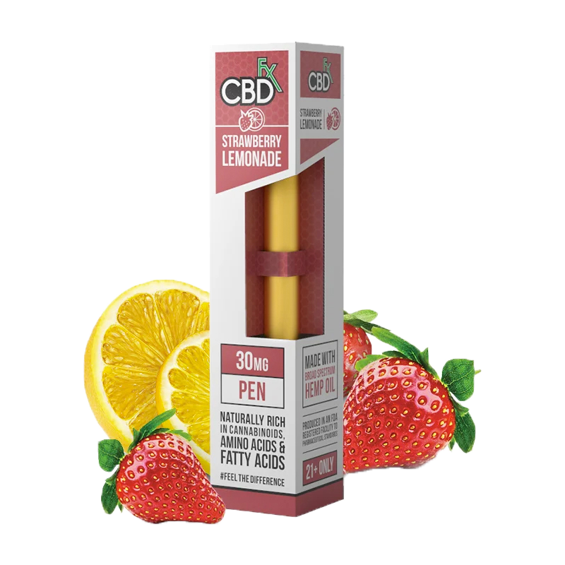 CBD Vape Pen Strawberry Lemonade