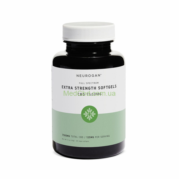 CBD Капсулы 7500mg CBD Extra Strength Softgels Neurogan