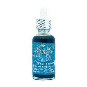 CBD Oil All In One Cannabinoids CBD+CBN+CBG+CBC Zelena Pava