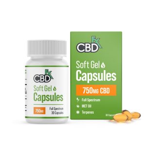 CBDfx Soft Gel Capsules Full Spectrum